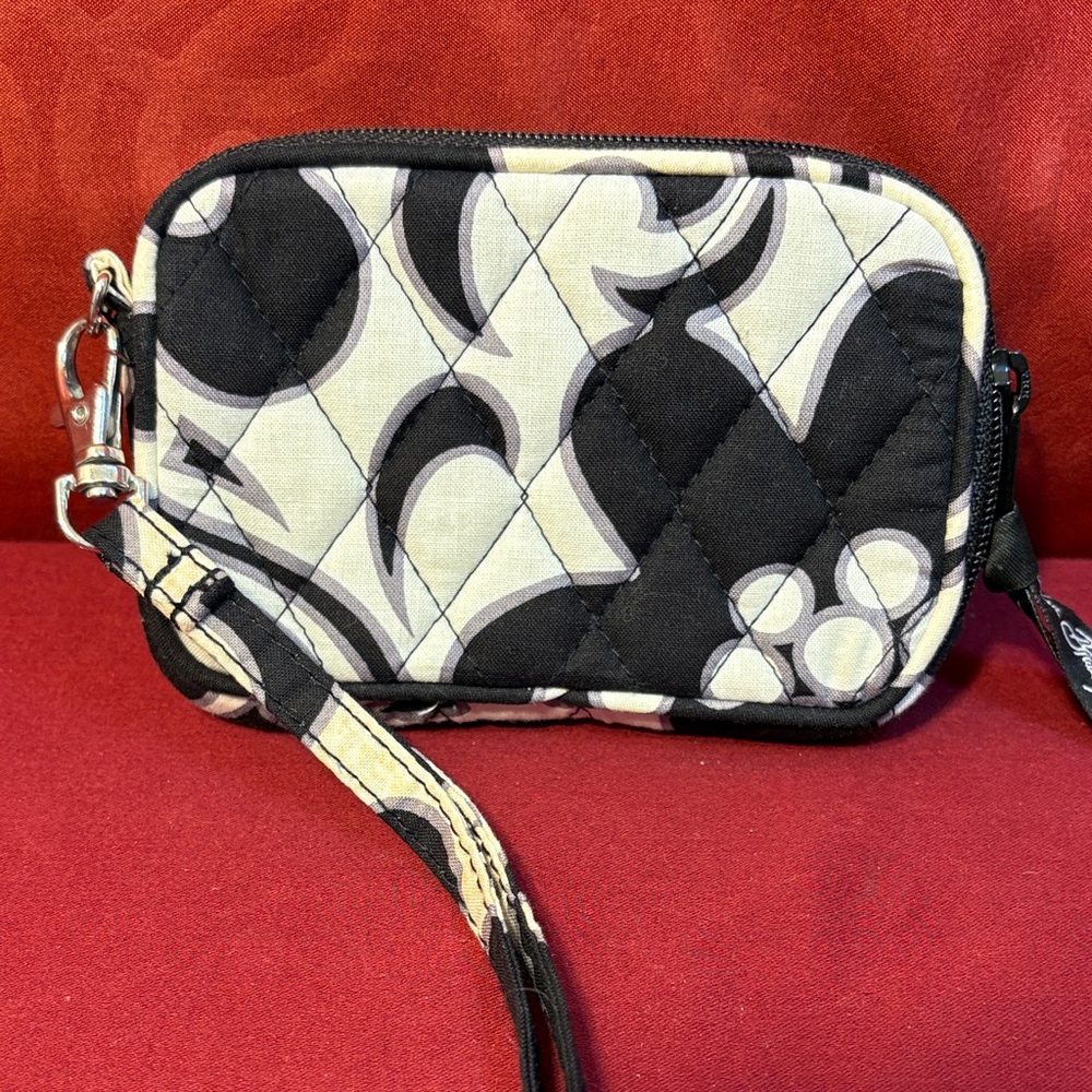 Vera Bradley Black & White Wristlet